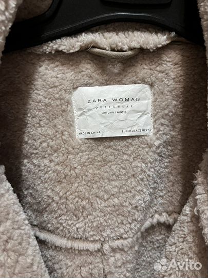 Дубленка женская zara