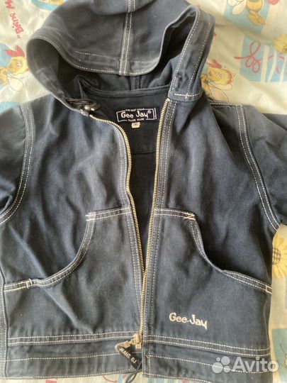 Джинсовая куртка детская