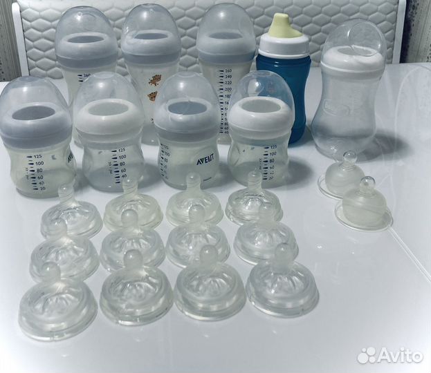 Бутылочки и соски avent