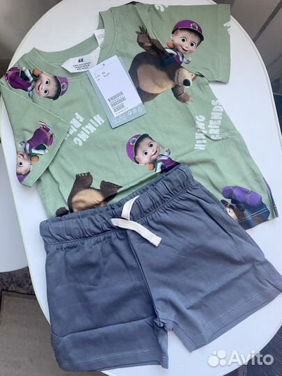 Одежда для мальчиков и девочек H&M маша и медведь