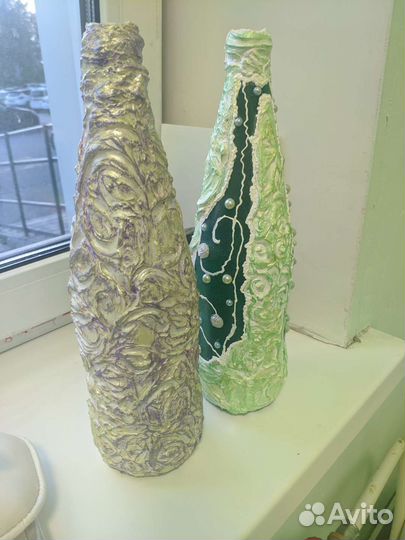 Бутылка декоративная