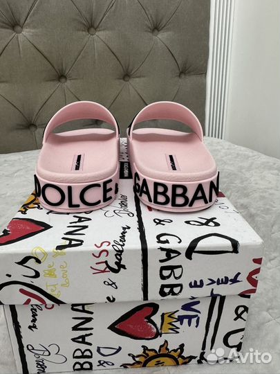 Сланцы dolce gabbana