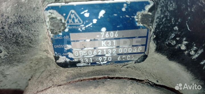 Турбина MAN F2000 1997 53311013066