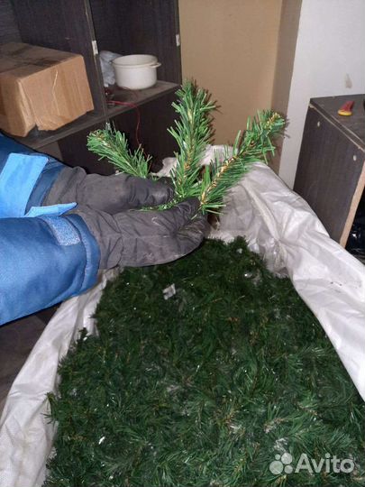 Еловые ветки искусственные