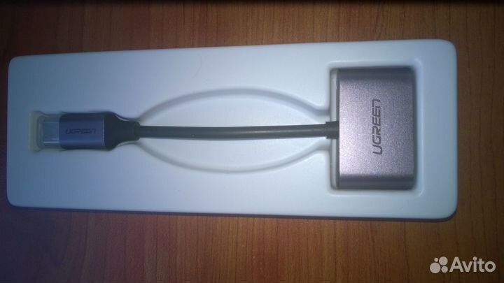 Адаптер ugreen USB C AUX 3,5 мм