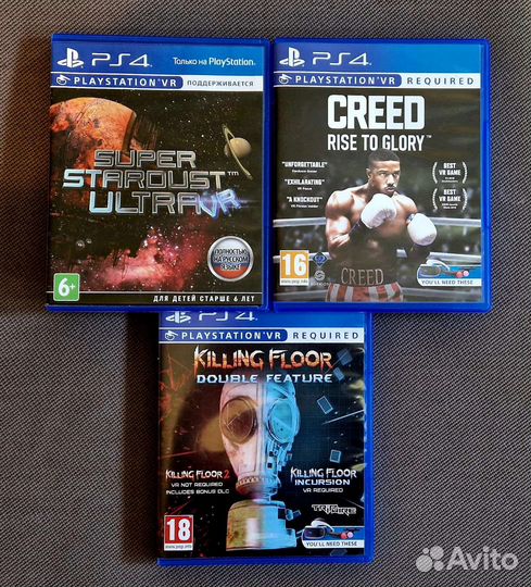 Игры для ps4 VR