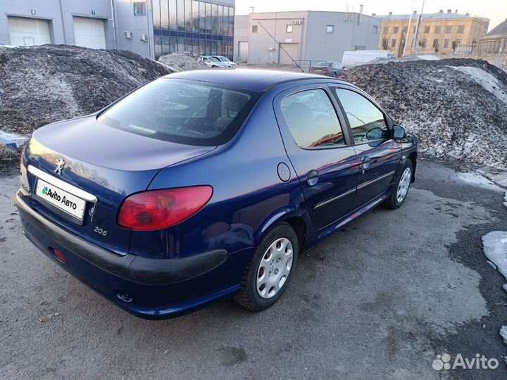 Peugeot 206 1.4 МТ, 2007, 58 300 км