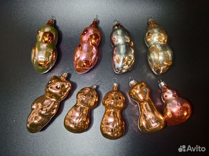 Ёлочные игрушки СССР