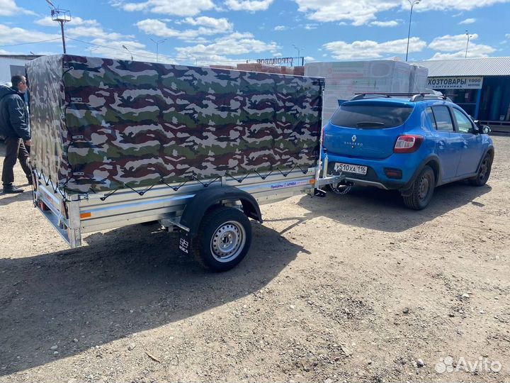 Прицеп легковой для дома и дачи. 2,4 на 1,21м