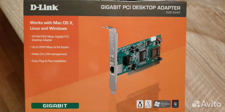 Сетевая карта D-Link DGE-528T PCI