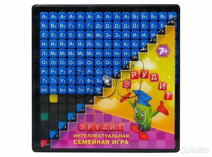 Настольная игра Эрудит (синие фишки) (1107)