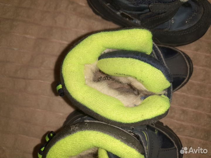 Ботинки зимние для мальчика 22 размер