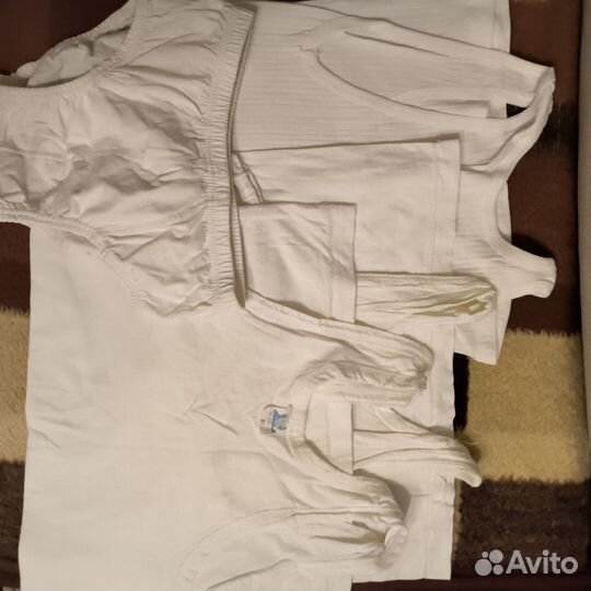 Майка белая мужская