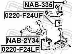 Сайлентблок NAB-335 NAB-335 Febest