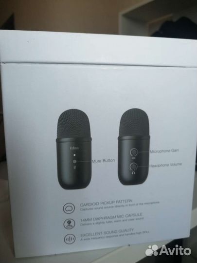 Fifine для стрима +(пантограф, 5шт шум-панелей)