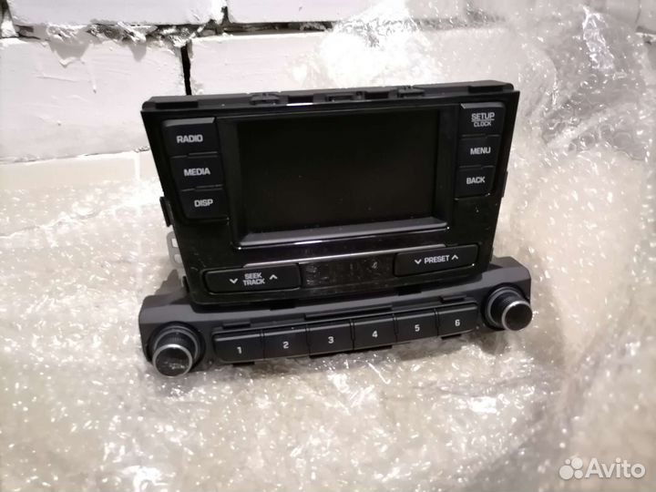 Штатная магнитола на hyundai solaris 2