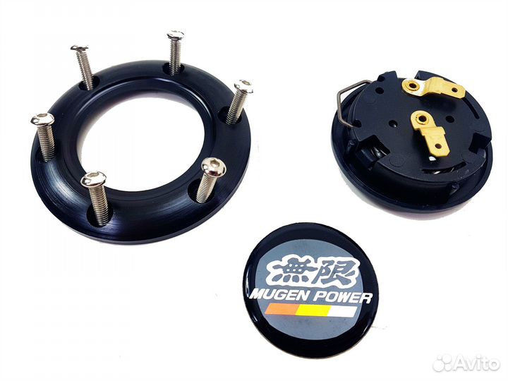 Кнопка сигнала для спорт руля - Mugen