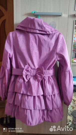 Плащ для девочки 134 140