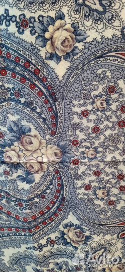 Павловопосадский платок 1,5 х 1,5 шерсть