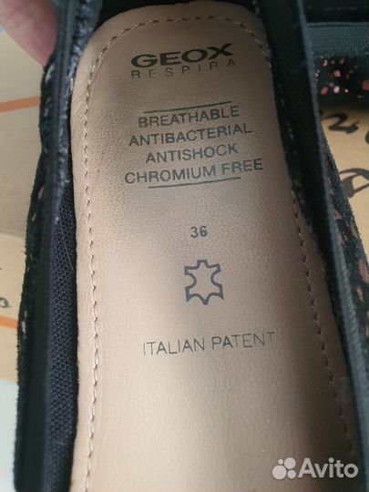 Туфли балетки 36 размер Geox