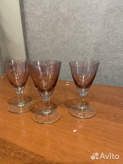 Хрустальные рюмки СССР