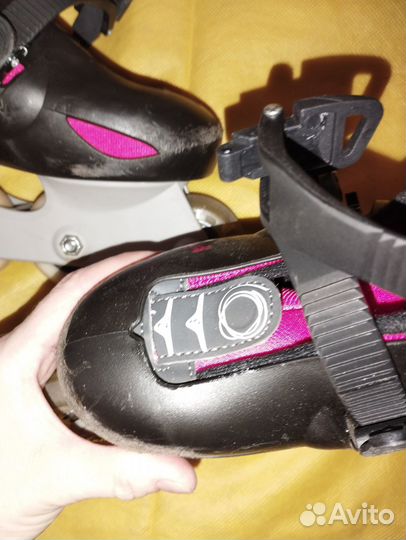 Роликовые коньки, раздвижные, 30-32р