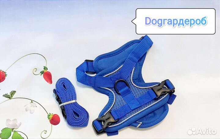 Шлейка новая - для маленьких и средних собак