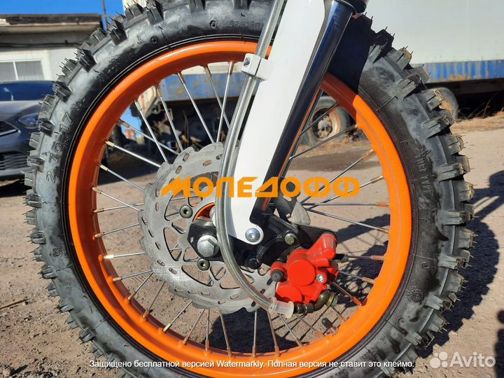 Питбайк RRC Roliz Racing 125E oranGe + шлем