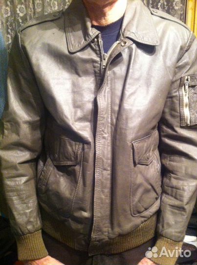 Кожаная куртка-пилот Luftwaffe рубежа 70-80-х г
