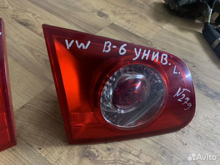 Фонари в крышку багажника Vw Passat B6 ун