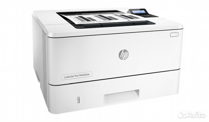 Принтер лазерный HP LaserJet Pro M402dne, ч/б, A4
