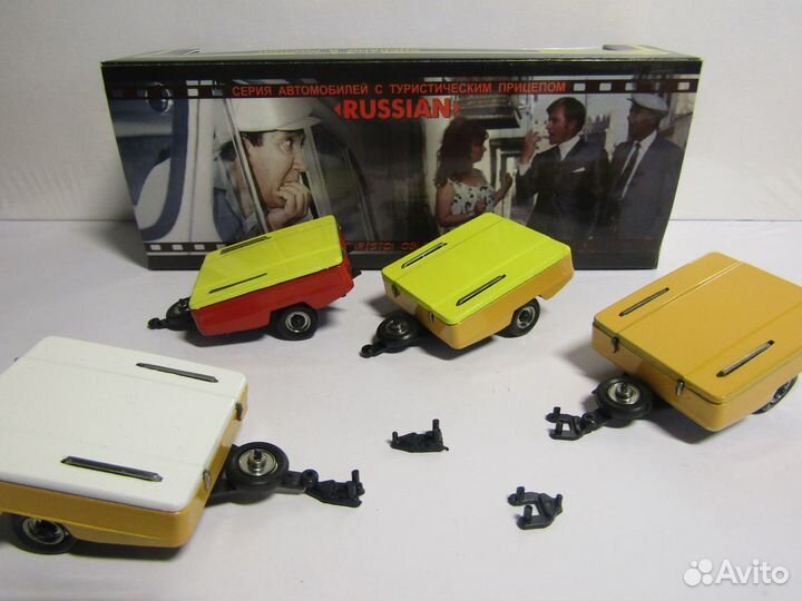 Модель автомобиля 1:43 с прицепом Скиф М