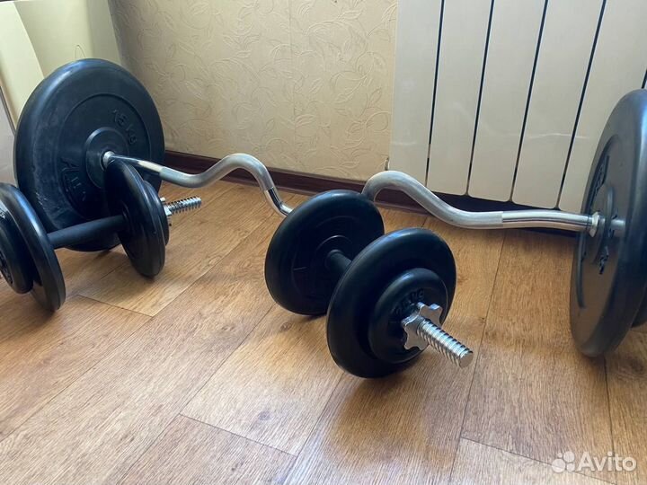 Регулируемые подъемные легкие гантели, Штанги гриф