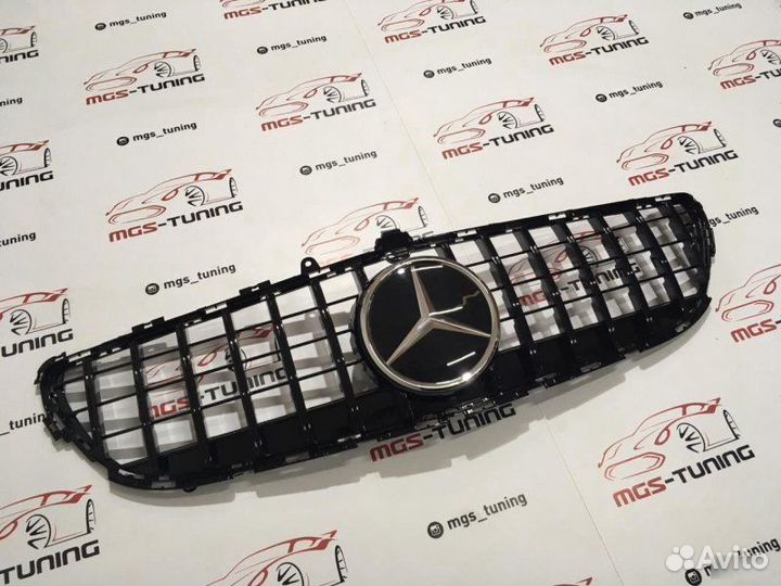 Решетка Mercedes CLS Black W218 GT 14-18