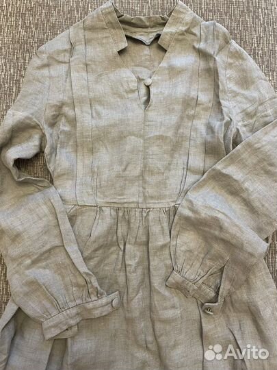Платье женское льняное
