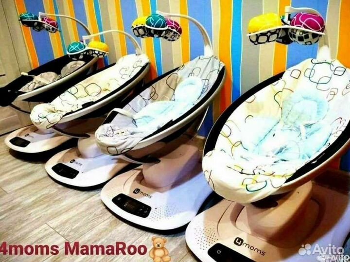 Электронная качеля шезлонг 4 moms MamaRoo
