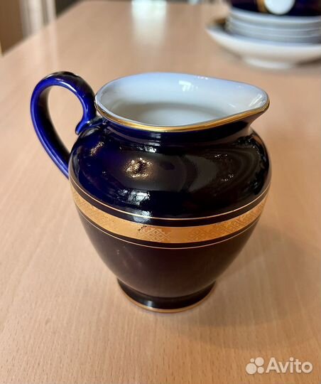 Чайный сервиз лфз СССР кобальтовый