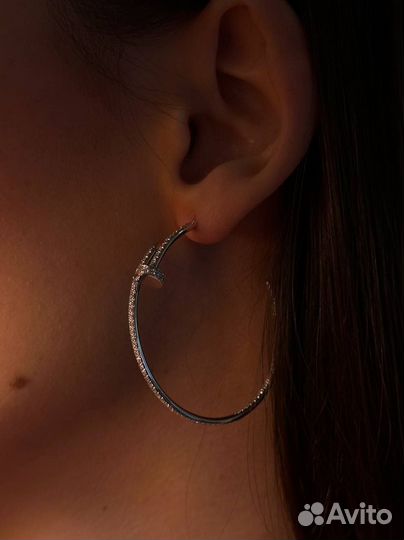 Серьги Cartier juste un clou