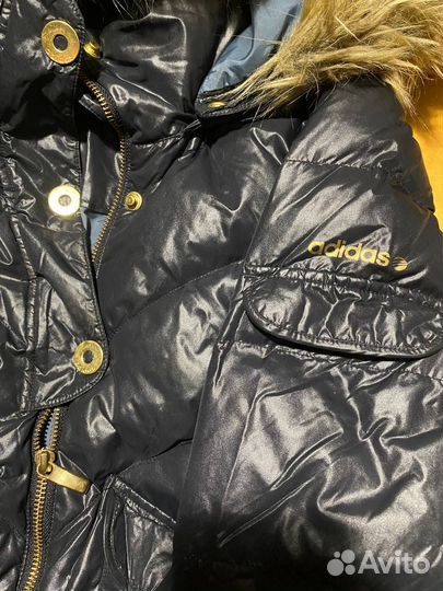 Куртка-пуховик adidas, puffer jadded london type