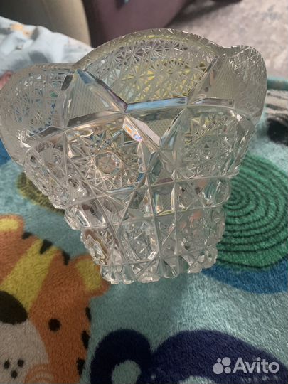 Салатник хрустальный