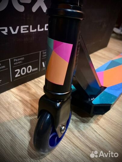 Новый трюковый самокат Multicolor 100 mm