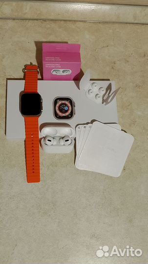 Apple watch ultra+Airpods pro+чехол