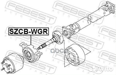 Подшипник подвесной suzuki ignis RG413/RG415