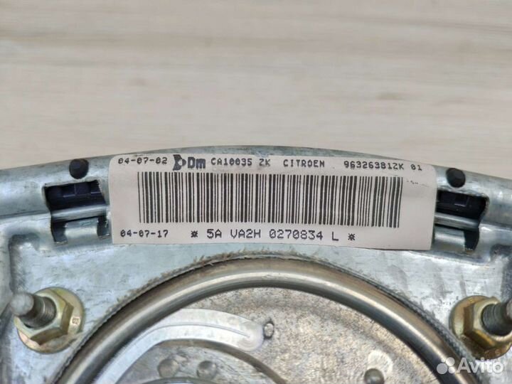 Подушка безопасности водителя Citroen C5 1