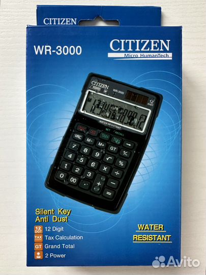 Калькулятор Citizen SDC-888TII 12-разрядный