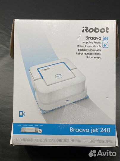 Робот-полотер iRobot Braava Jet 240 моющий