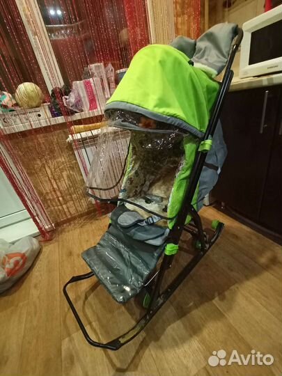 Санки коляска nika