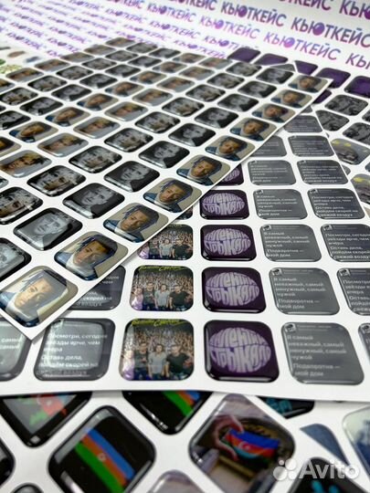 3d Наклейки от производителя, макет в подарок