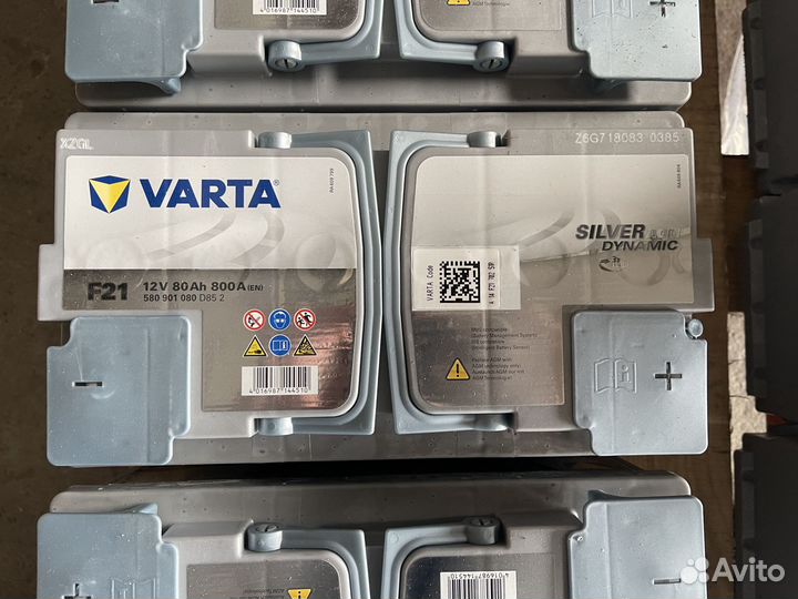 Аккумулятор Varta Silver Dynamic AGM 80ah
