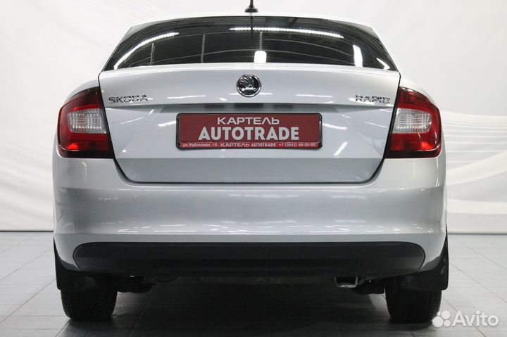 Skoda Rapid 1.6 МТ, 2017, 129 895 км